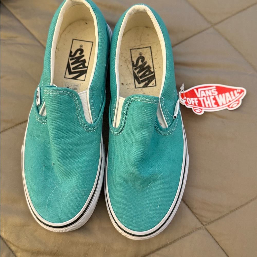 Vans Classic Slip-On Sneakers - Teal